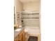 Clean bathroom with updated shower, vanity, and tile flooring at 7024 W Tether Trl, Peoria, AZ 85383