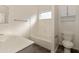Clean bathroom featuring a tub and shower, single sink, and built-in storage at 770 W Kent Pl, Chandler, AZ 85225