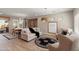 Bright and airy living room featuring stylish furniture and modern decor at 12860 W Junipero Dr, Sun City West, AZ 85375