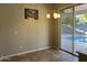 Dining area with views of the outdoor pool area at 1444 W Spruce Dr, Chandler, AZ 85286