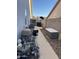 Home's pool equipment and separate spa on side of the house at 1444 W Spruce Dr, Chandler, AZ 85286