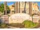 Welcome to Solana Condominium Homes, beautiful landscaping and community sign at 1941 S Pierpont Dr # 2141, Mesa, AZ 85206