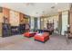 Inviting game room featuring a billiard table, fireplace, and comfortable lounge area at 1941 S Pierpont Dr # 2141, Mesa, AZ 85206