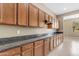 Spacious kitchen with stainless steel appliances, granite countertops, and an expansive cooking area at 22186 E Via Del Verde --, Queen Creek, AZ 85142