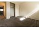Bedroom with closet and gray carpet at 2221 W Farmdale Ave # 7, Mesa, AZ 85202