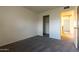 Bedroom with carpet and closet at 2221 W Farmdale Ave # 7, Mesa, AZ 85202