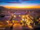 Aerial view of this beautiful desert home, showcasing its mature landscaping, tile roof, and neighborhood at 24350 N Whispering Ridge Way # 22, Scottsdale, AZ 85255