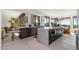 Spacious kitchen features a large island, stainless steel appliances, and contemporary cabinetry at 24350 N Whispering Ridge Way # 22, Scottsdale, AZ 85255