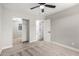 Bedroom with carpeted floors and mirrored closet at 3249 E Nisbet Rd, Phoenix, AZ 85032