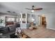 Open floor plan features a living room which connects to the kitchen and dining area at 3325 N Desoto St, Chandler, AZ 85224