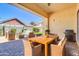 Enjoy outdoor dining and lounging on the patio, complete with a grill and lounge seating at 4342 E Ronald St, Gilbert, AZ 85295