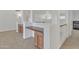 Upstairs office area with a built-in desk, cabinets and plenty of space at 45539 W Long Way, Maricopa, AZ 85139