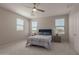 Bedroom showcases a neutral color scheme, carpet flooring, and natural light at 4832 S Ferric --, Mesa, AZ 85212