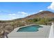Backyard pool with desert mountain views at 6602 N Arizona Biltmore Cir, Phoenix, AZ 85016