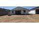 New home construction showing the backyard and exterior of the house at 15776 W Beryl Ave, Waddell, AZ 85355