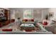 Cozy living room with plush sofas, decorative pillows, and a large window at 15936 W Clear Canyon Dr, Surprise, AZ 85374