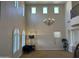 Bright and airy living room with lots of natural light, soaring ceilings, and second story windows at 16401 S 29Th Dr, Phoenix, AZ 85045
