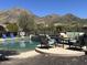 Inviting backyard pool area with mountain views, perfect for relaxing and entertaining guests at 16401 S 29Th Dr, Phoenix, AZ 85045