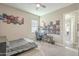 Bedroom with carpet and window view offers a comfortable and relaxing space at 17962 W Elm St, Goodyear, AZ 85395