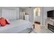Relaxing bedroom with ensuite bathroom, closet and plenty of natural light makes a great personal getaway at 17988 W Deneen Way, Surprise, AZ 85374