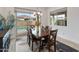 Dining room showcasing a view of the backyard pool area at 24270 N 173Rd Ave, Surprise, AZ 85387