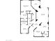 Detailed floor plan showcasing the layout of the home, including the primary bedroom, living room, and kitchen at 2550 W Pumpkin Ridge Dr, Anthem, AZ 85086