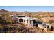 Modern home showcasing unique architecture and stunning desert views at 29218 N 107Th Way, Scottsdale, AZ 85262