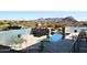 Rooftop pool and spa offer stunning panoramic views of the surrounding landscape at 29218 N 107Th Way, Scottsdale, AZ 85262