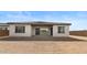 Backyard of home, awaiting landscaping and personalized touches at 37650 W Nina St, Maricopa, AZ 85138