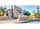 Milano Terrace private residences features well manicured cacti, trees and desert landscaping at 5122 E Shea Blvd # 1020, Scottsdale, AZ 85254