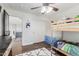 Bright ' bedroom with bunk bed and a closet offering lots of storage space at 6506 W Bent Tree Dr, Phoenix, AZ 85083