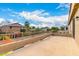 Private balcony showcases neighborhood views and landscaping in the distance at 69 E Benrich Dr, Gilbert, AZ 85295