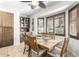 Cozy dining area featuring wood furnishings, decorative accents, and plenty of natural light at 69 E Benrich Dr, Gilbert, AZ 85295