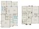 Detailed floor plan showcasing the layout of the home's bedrooms and open-concept kitchen and gathering room at 6980 W Hedge Hog Pl, Peoria, AZ 85383