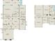 Floor plan showcasing the layout of the living spaces on the first and second floors at 6982 W Plum Rd, Peoria, AZ 85383