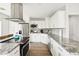 Modern kitchen featuring granite countertops, stainless steel appliances, and ample cabinet space at 8201 E Piccadilly Rd, Scottsdale, AZ 85251