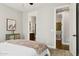 Bedroom with en-suite bathroom and closet access at 937 W Glacier Dr, Chandler, AZ 85248