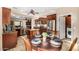 Eat-in kitchen with stainless steel appliances and beautiful granite countertops at 13064 W Big Oak St, Peoria, AZ 85383