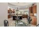 Open-concept kitchen featuring granite counters, stainless steel appliances, and an island at 32215 N 16Th Ave, Phoenix, AZ 85085