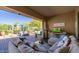 Comfortable outdoor living space with comfortable seating, and peaceful views at 32215 N 16Th Ave, Phoenix, AZ 85085