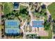 Community recreation area with tennis courts, basketball court, walking trails, and picnic area at 32215 N 16Th Ave, Phoenix, AZ 85085