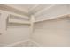 Spacious walk-in closet with ample shelving and rod space for storage at 32215 N 16Th Ave, Phoenix, AZ 85085