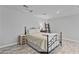 Bedroom with sleek furnishings, neutral colors, and modern lighting at 3516 E Earll Dr, Phoenix, AZ 85018