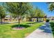 Community park with a pavilion, walking path, trees, and green space for outdoor activities at 4077 S Sabrina Dr # 25, Chandler, AZ 85248