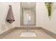 Bright half-bathroom boasting a quartz countertop and brushed metal fixtures at 4077 S Sabrina Dr # 25, Chandler, AZ 85248