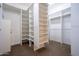 Walk-in closet with custom shelving at 722 W Claremont St, Phoenix, AZ 85013