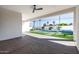 View from the covered patio of the pool and backyard area at 7325 E Virginia Ave, Scottsdale, AZ 85257