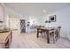 Open-concept dining area with seamless flow from kitchen to entryway at 7430 E Chaparral Rd # A243, Scottsdale, AZ 85250