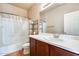 This bathroom features a shower and bathtub combination for added convenience at 900 S 94Th St # 1204, Chandler, AZ 85224