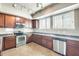 Functional kitchen showcasing stainless steel appliances, sleek countertops, and ample cabinet space at 900 S 94Th St # 1204, Chandler, AZ 85224